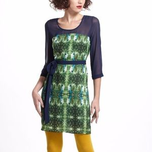 MAEVE Graphic Peacock Dress